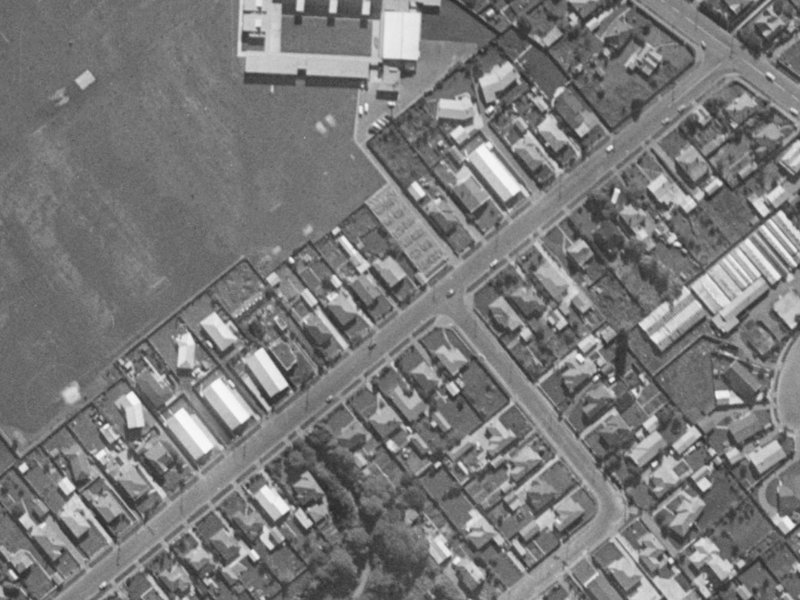 20A Mathers Road from the air, 1970-1974