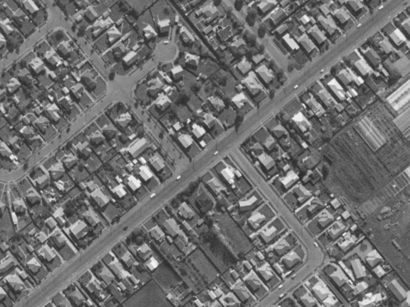 Stourbridge Street from the air, 1970-1974