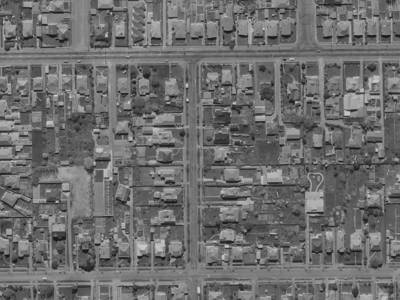 68A Norwood Street from the air, 1970-1974