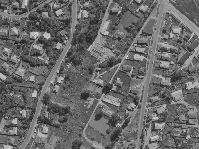 Aratoro Place from the air, 1970-1974