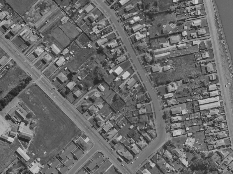 25B Celia Street Redcliffs Christchurch from the air, 1970-1974