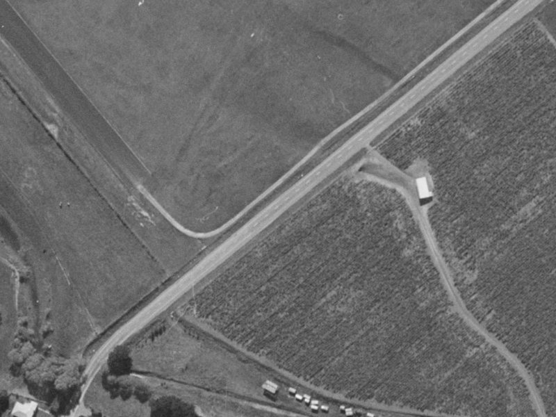 243A Wigram Road from the air, 1970-1974
