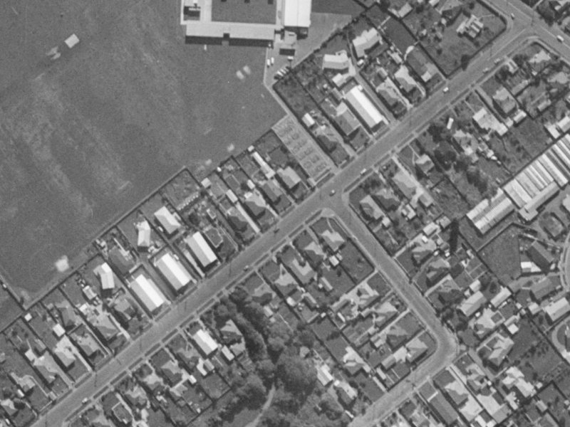 20 Mathers Road from the air, 1970-1974