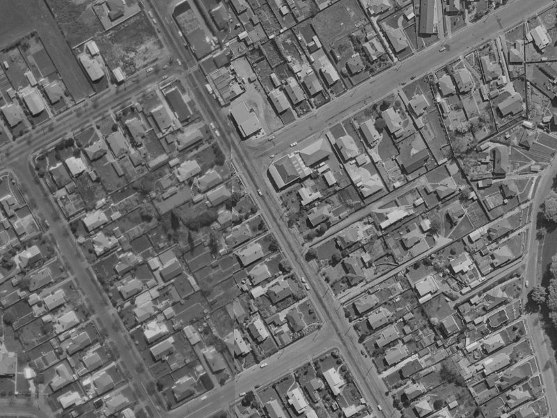 86 Wilsons Road from the air, 1970-1974