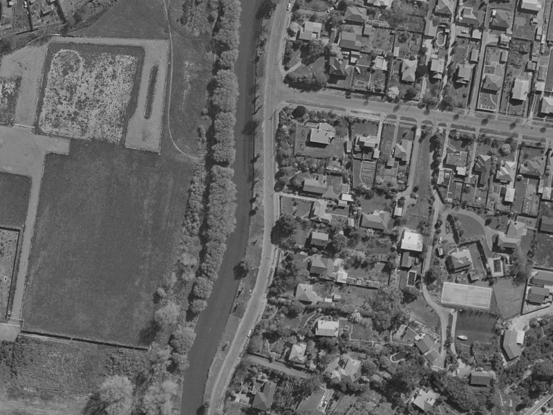 Aynsley Terrace from the air, 1970-1974