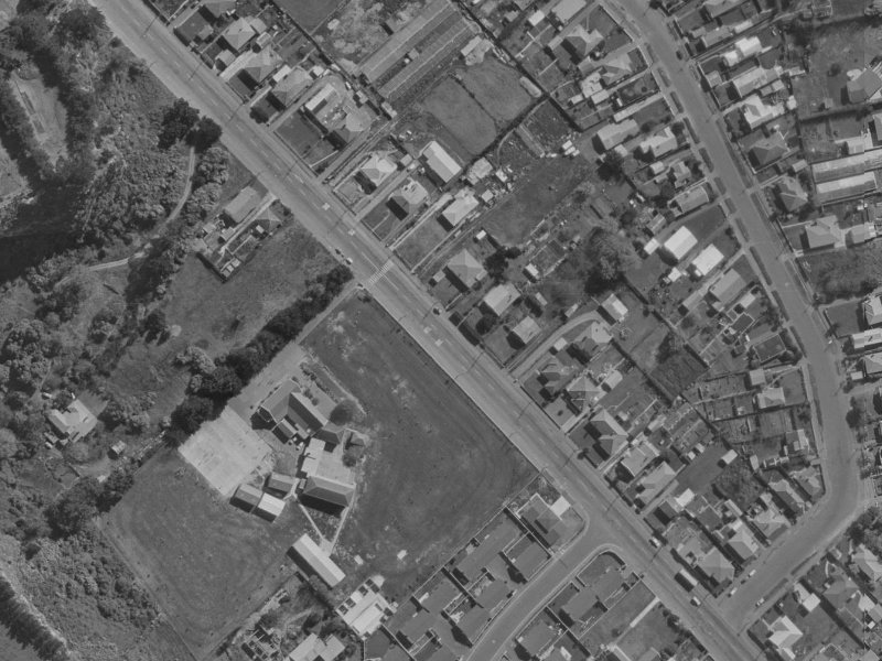 47C Main Road from the air, 1970-1974