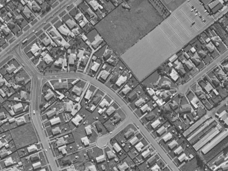 19 Redgrave Street from the air, 1970-1974