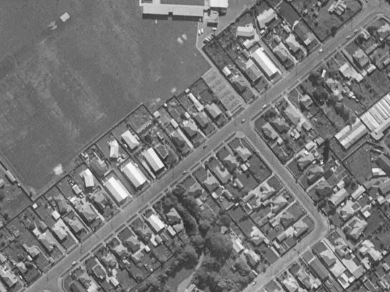 29 Mathers Road from the air, 1970-1974