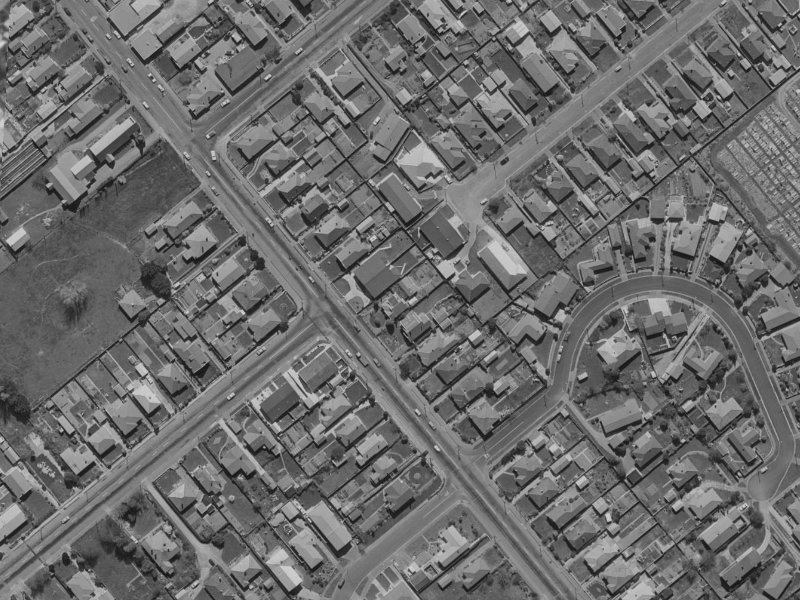 220 Barrington Street from the air, 1970-1974