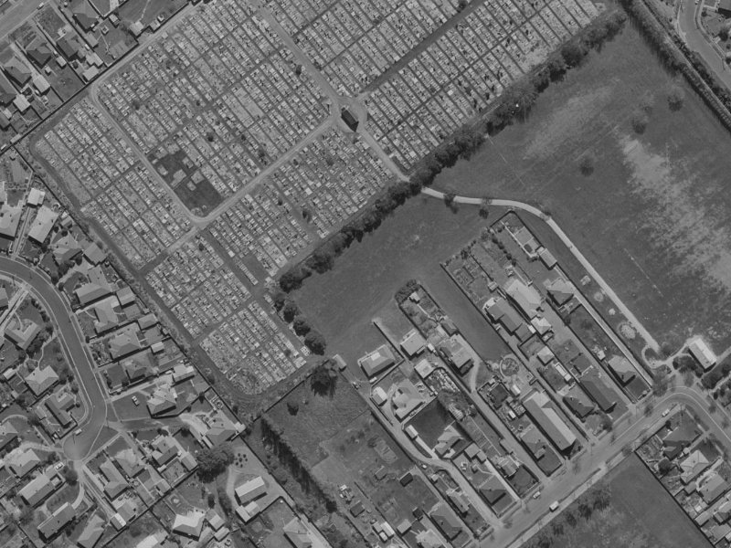 37C Studholme Street from the air, 1970-1974