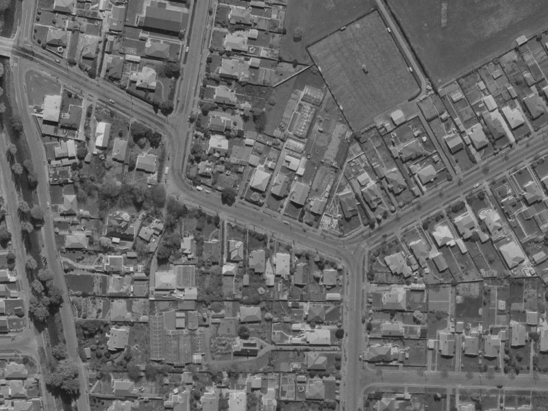 28 St Martins Road from the air, 1970-1974