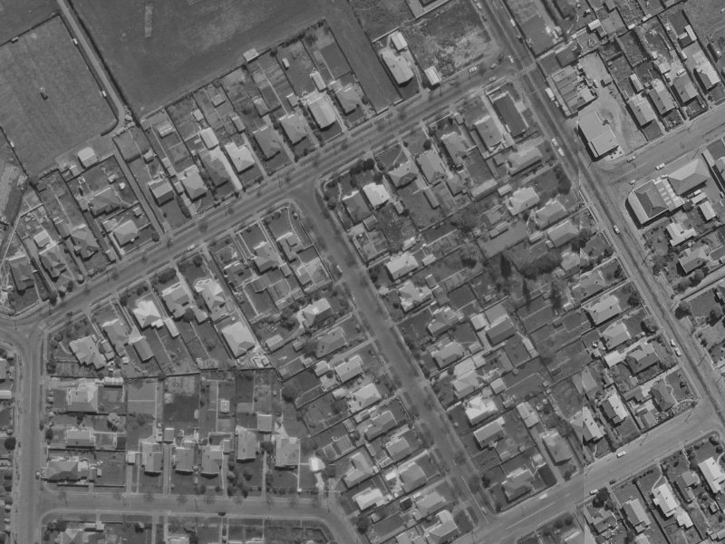 9A Ngaio Street from the air, 1970-1974