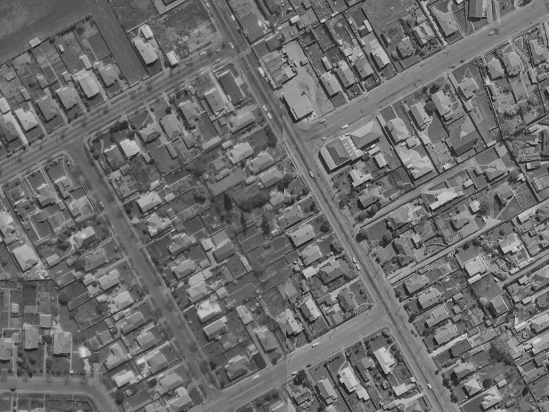 87 Wilsons Rd South from the air, 1970-1974