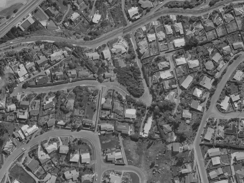 53 Te Awakura Terrace from the air, 1970-1974
