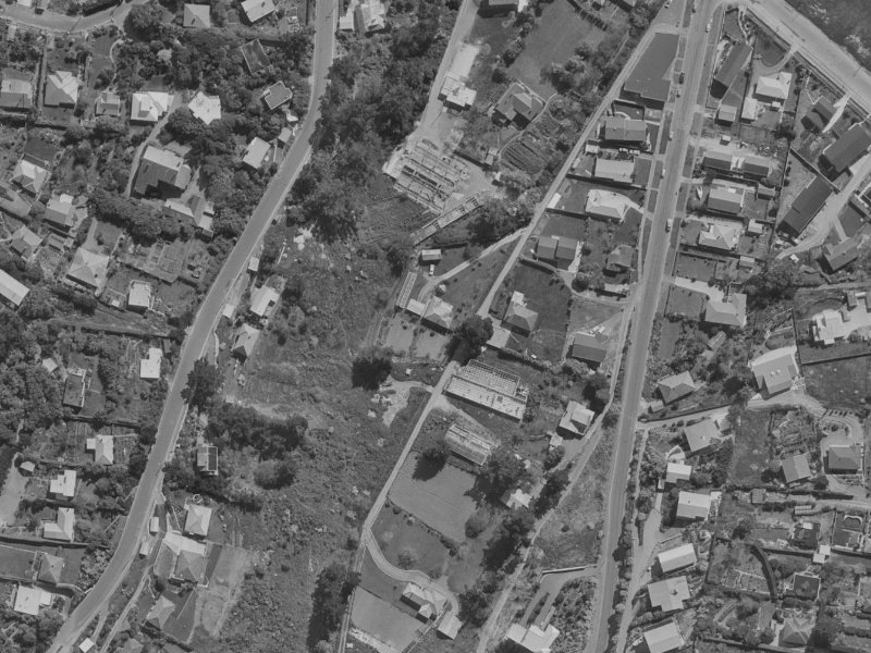 32 Aratoro Place from the air, 1970-1974