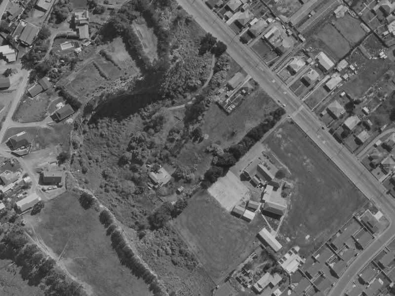 124D Main Road from the air, 1970-1974