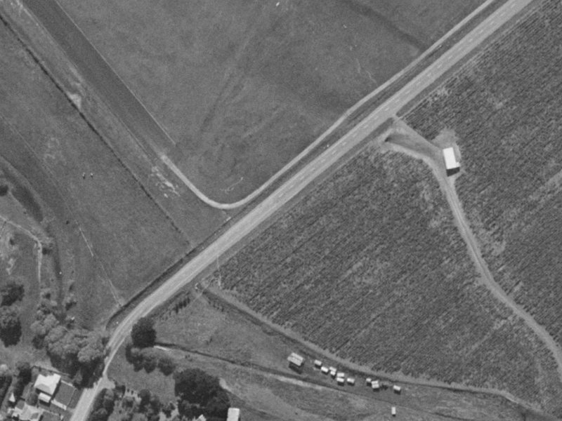 10 Highpeak Place from the air, 1970-1974