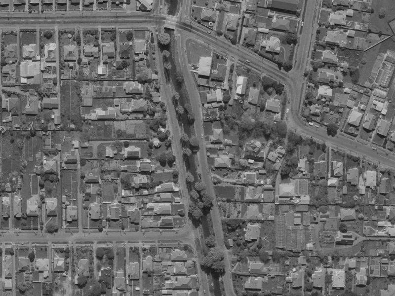 97 Palatine Terrace from the air, 1970-1974