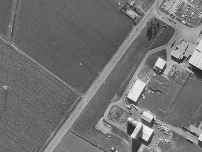 330 Shands Road from the air, 1970-1974