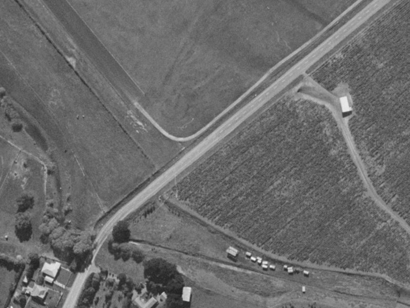 27 Highpeak Place from the air, 1970-1974