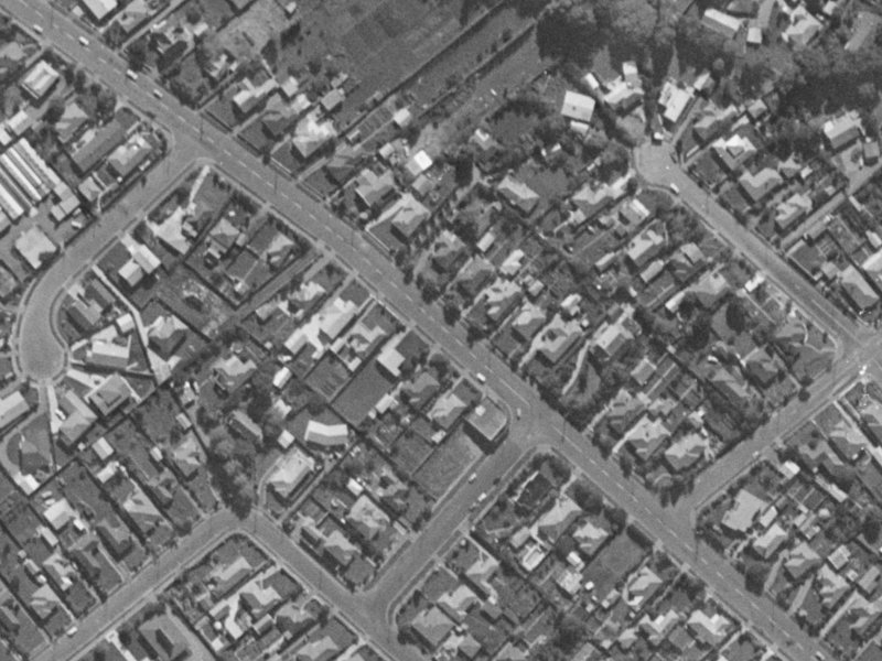 99 Hoon Hay Road from the air, 1970-1974