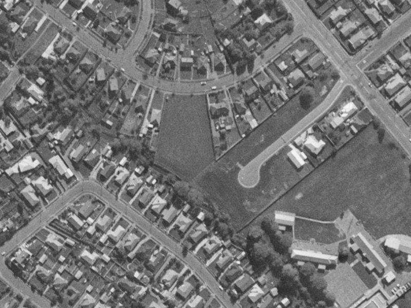 11A Urella Place from the air, 1970-1974
