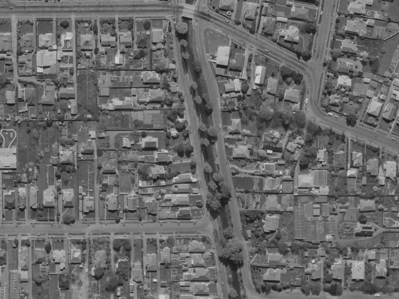 237A Eastern Terrace from the air, 1970-1974