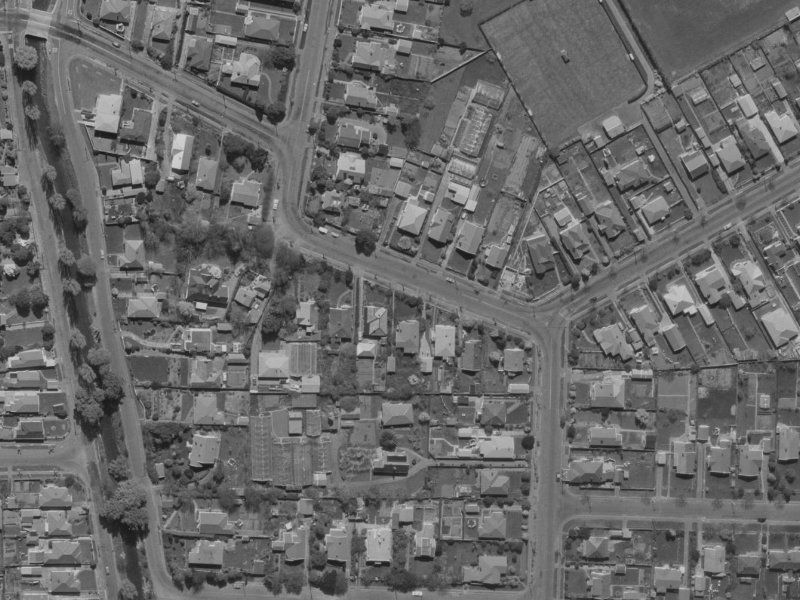 25 St Martins Road from the air, 1970-1974