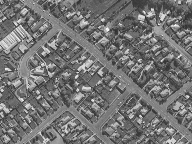 90 Hoon Hay Road from the air, 1970-1974