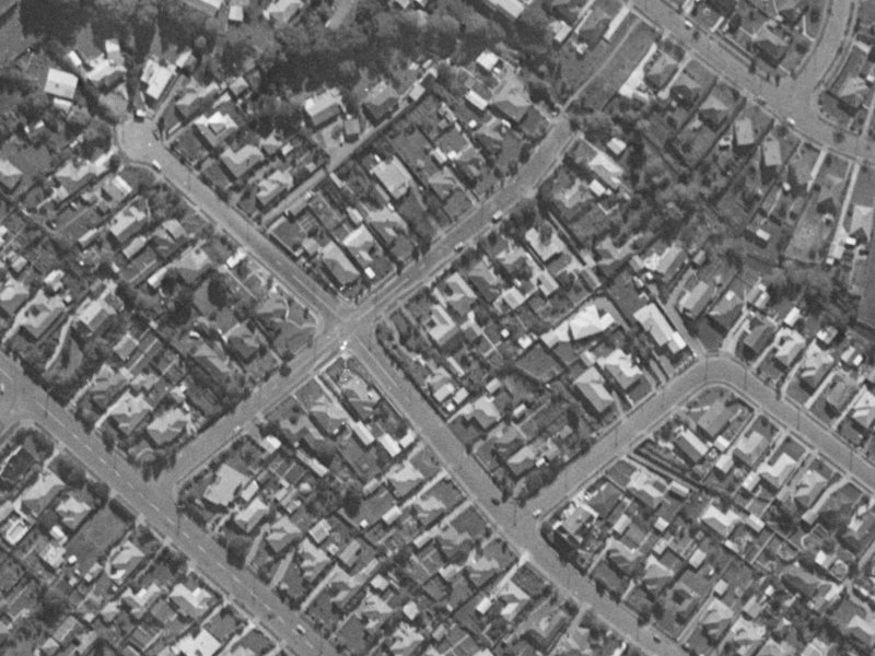 10 Smartlea Street from the air, 1970-1974