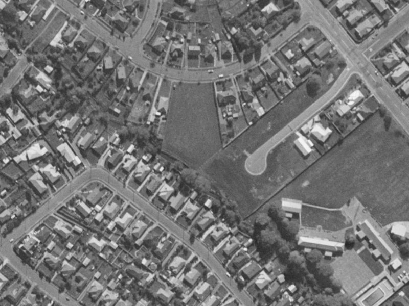11 Urella Place from the air, 1970-1974