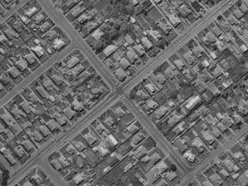 30 Selwyn Street from the air, 1970-1974