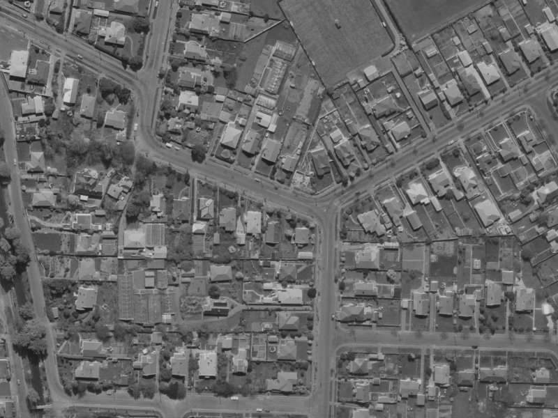 21 Saint Martins Road from the air, 1970-1974