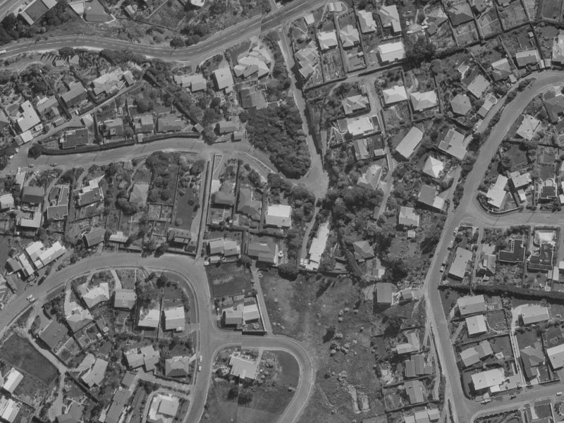 51 Te Awakura Terrace from the air, 1970-1974