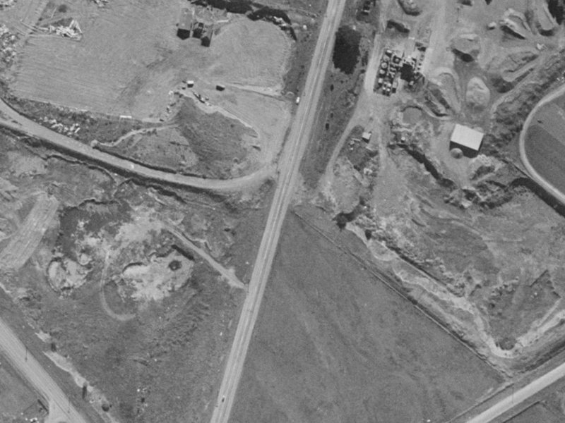 200 Springs Road from the air, 1970-1974