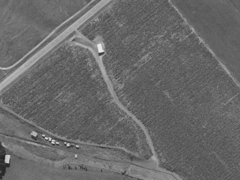 3 Highpeak Place from the air, 1970-1974