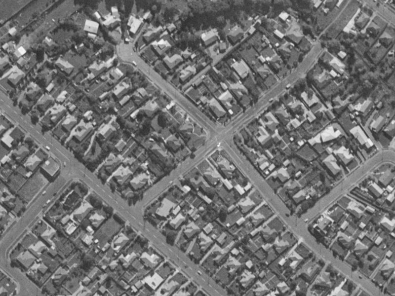 5 Smartlea Street from the air, 1970-1974