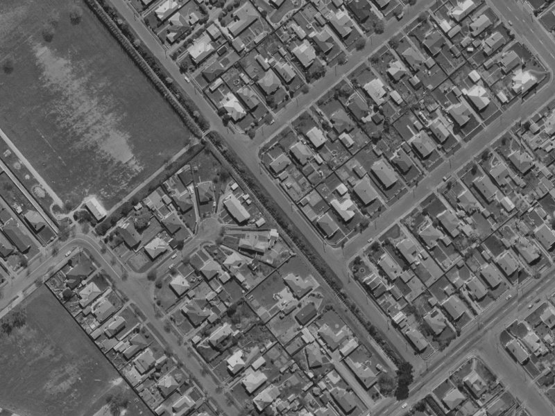 11 Bard Street from the air, 1970-1974