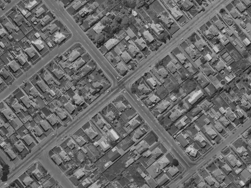 28 Selwyn Street from the air, 1970-1974