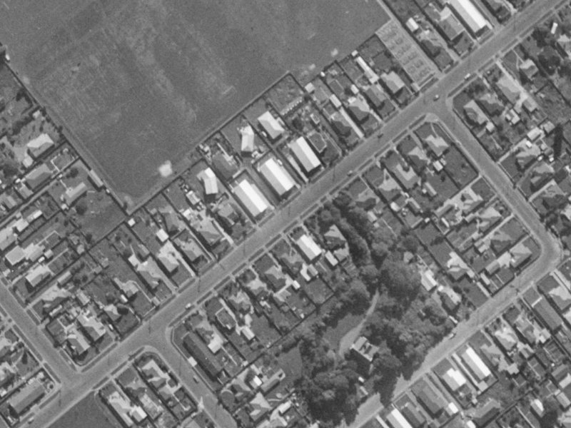 37 Mathers Road from the air, 1970-1974