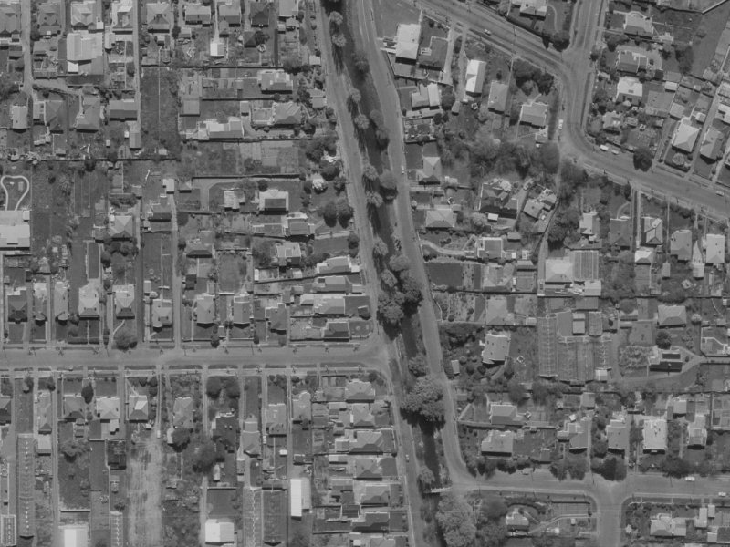 235 Eastern Terrace from the air, 1970-1974