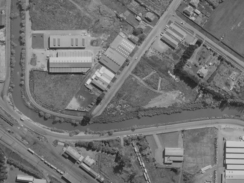 125 Bamford Street from the air, 1970-1974