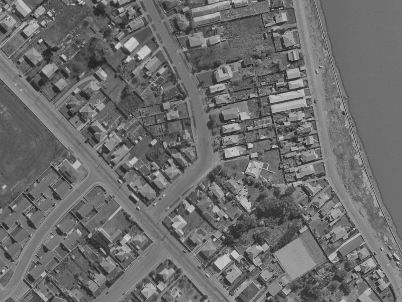 9 Celia Street from the air, 1970-1974