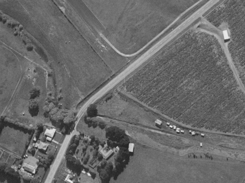 243B Wigram Road from the air, 1970-1974