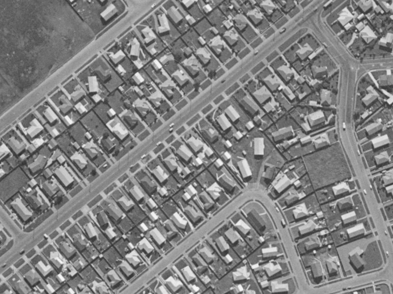 127 Halswell Road from the air, 1970-1974