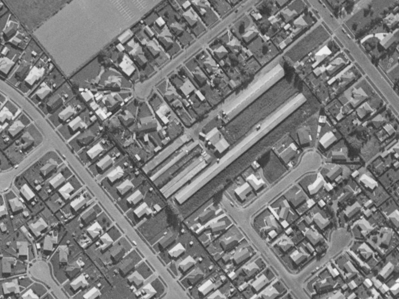 39 Fusilier Street from the air, 1970-1974
