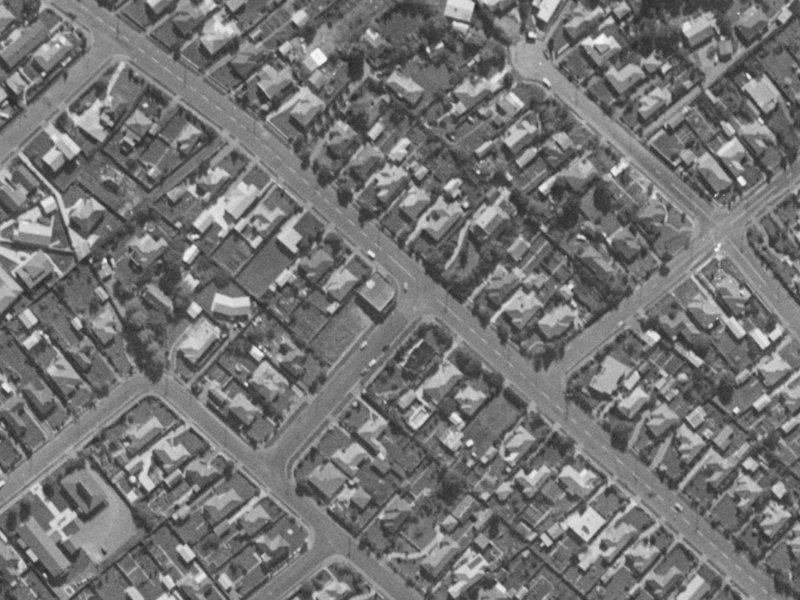 2A Lewis Street from the air, 1970-1974