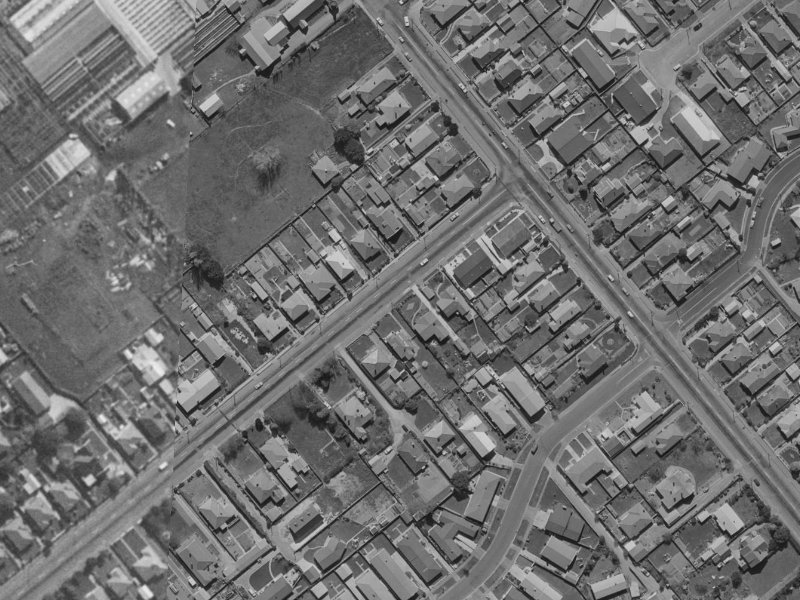 Strauss Place from the air, 1970-1974