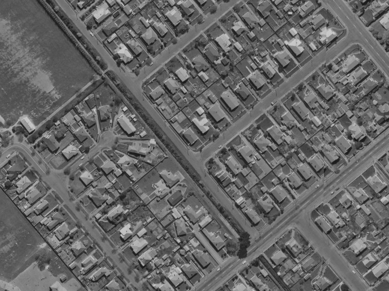1 Cardiff Avenue from the air, 1970-1974