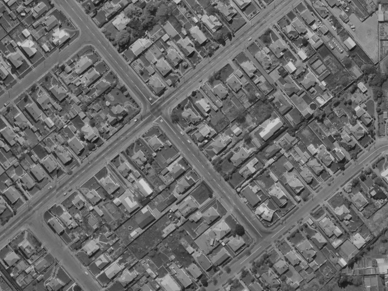 22 Selwyn Street from the air, 1970-1974